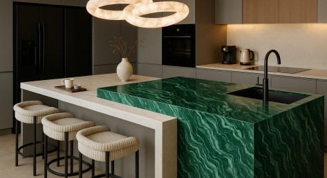 Arctic Green кварцит
